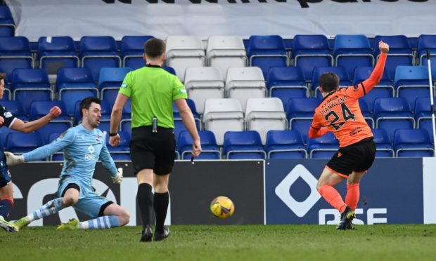 Lawrence Shankland opens the scoring against Ross County.