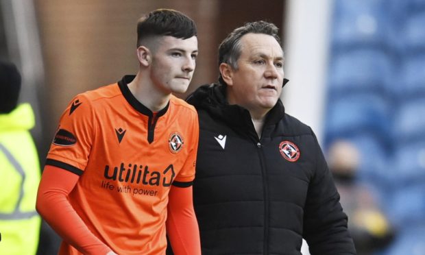 Boss Micky Mellon gave 16-year-old Kerr Smith his Dundee United debut off the bench at Rangers on Sunday.