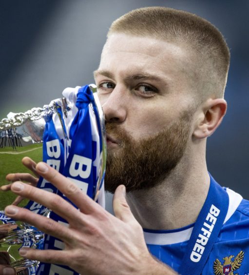 St Johnstone hero Shaun Rooney savours the moment.