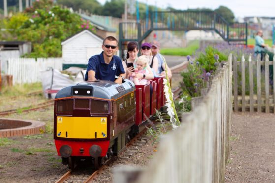 John Kerr has secured a new 20-year lease for the Arbroath railway founded by his grandfather. Image: Paul Reid