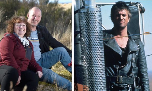 Joy and Andy Snelling's adventure wouldn't have looked out of place in a scene from Mad Max.