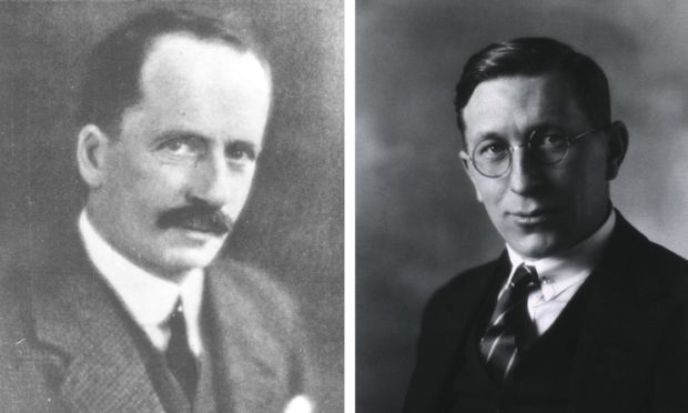 Macleod, left, and Frederick Banting, right, were responsible for the pioneering work.