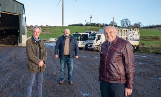 Binn Group chairman John MacGregor, chief executive Allan MacGregor and head of strategy John Ferguson.