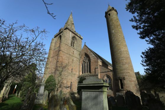 Brechin Cathedral is popular with tourists