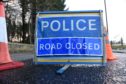 A van overturned on the AWPR approximately four miles north of Stonehaven