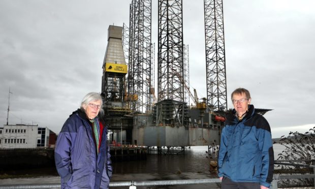 Andrew Llanwarne and Mary Henderson, from Friends of the Earth Tayside, are leading the campaign