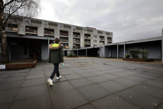 The Glenwood area of Glenrothes, which is in the bottom 10% for deprivation in Scotland.