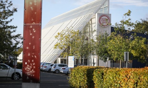 General view of the exterior of Dundee Science Centre.