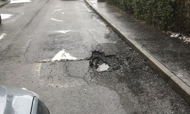 Fife pothole repairs backlog.