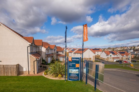 View of homes in the Charlotte Gate development in Perth