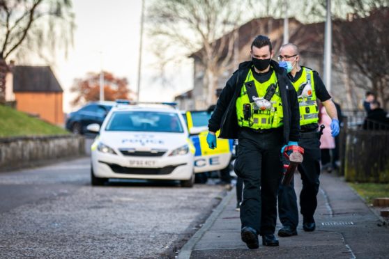 A disturbance in the early hours of Saturday sparked a major police operation that left a Kennoway street sealed off for over five hours.