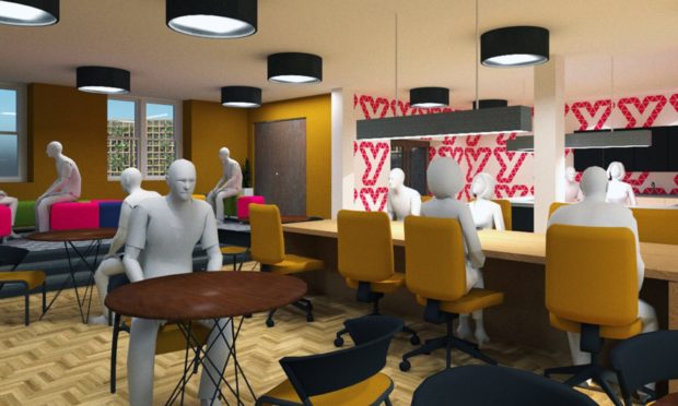 Artist's impressions have been produced by the YMCA Tayside's Y Media Team