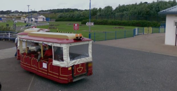 The crazy golf course sits at the entrance to the West Links play area.