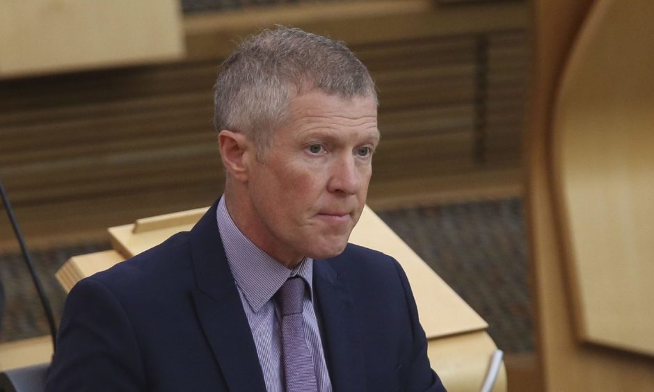 Willie Rennie in the Scottish Parliament.