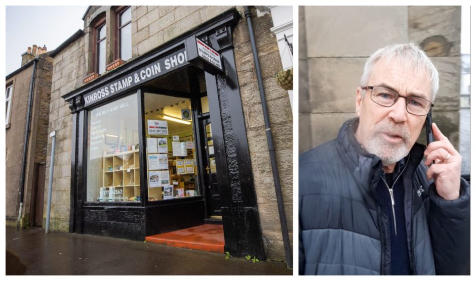 Richard Allcoat and his Kinross stamp shop