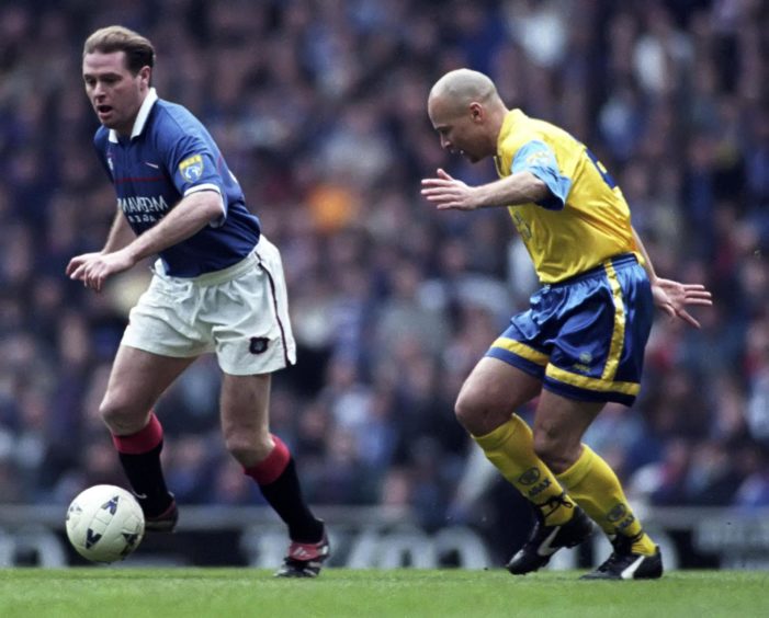 George O'Boyle up against Paul Gascoigne.