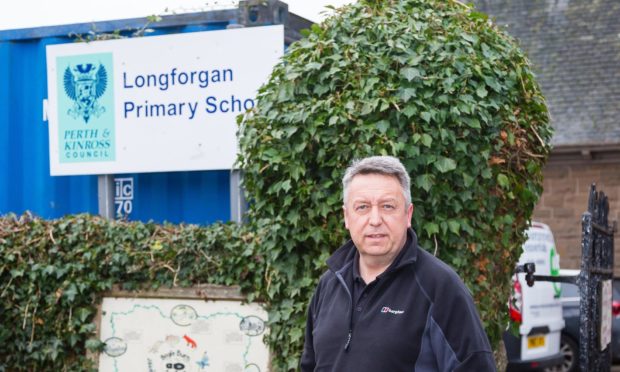 Cllr Angus Forbes at Longforgan Primary