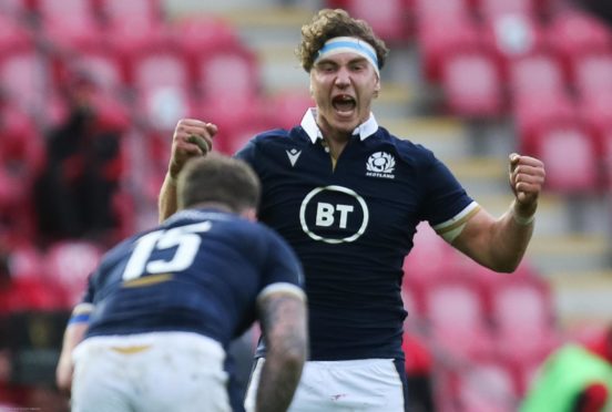 Jamie Ritchie was man of the match when Scotland beat Wales in October.