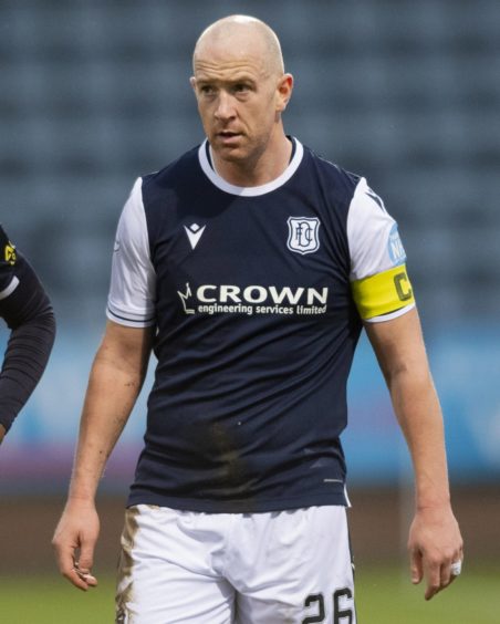 Charlie Adam in action for Dundee.