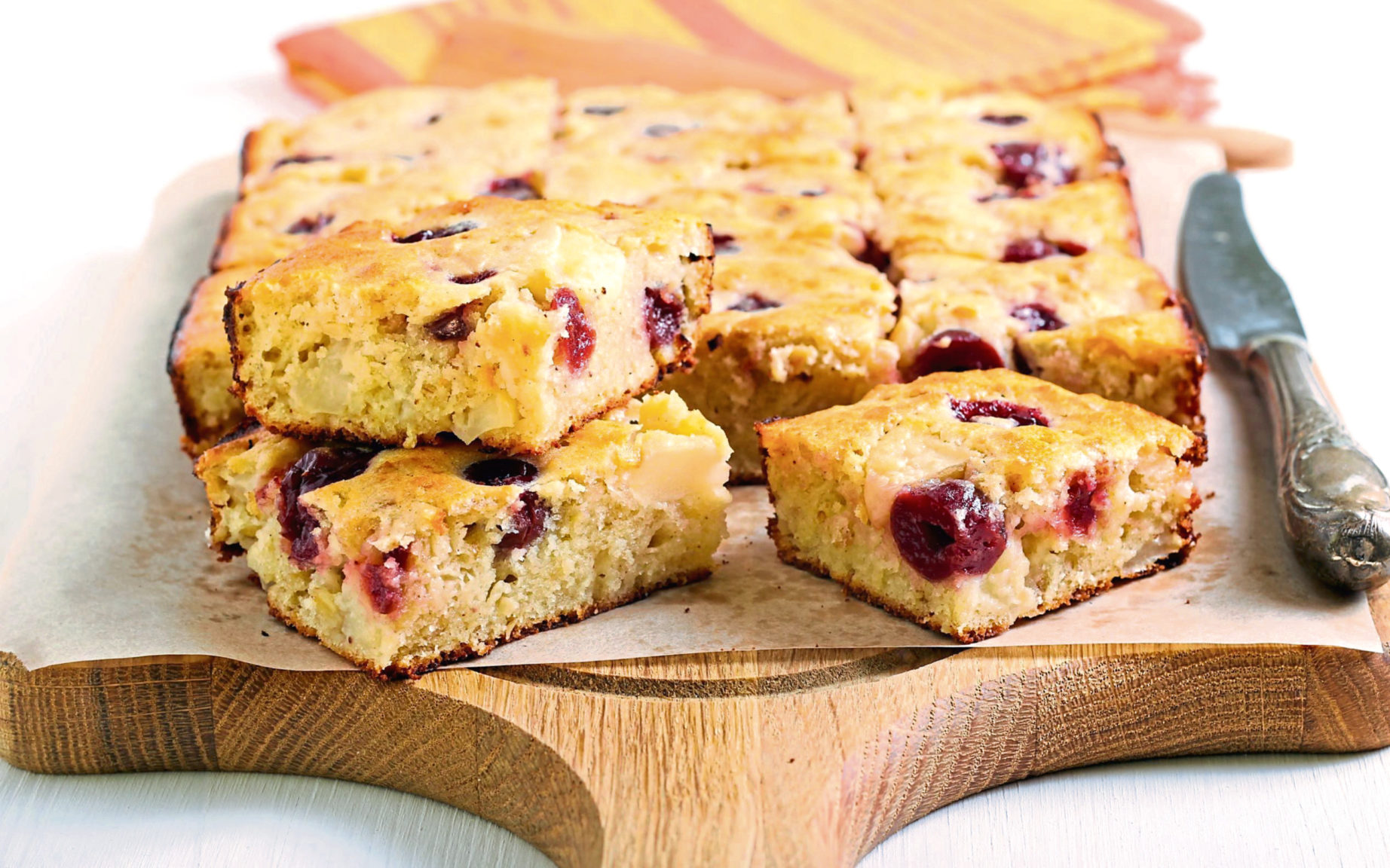 Sweet treat: A gluten-free cherry traybake that everyone will love