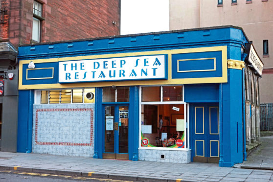 Building exterior of The Deep Sea Restaurant, Nethergate, Dundee.