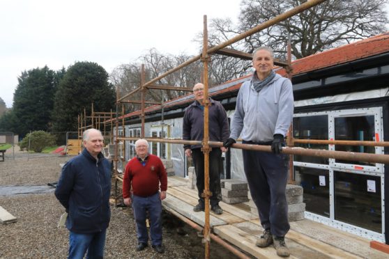 From left: John Watt, Morris Flood, David Duff and James Kellie from North Inch Bowling Club.