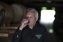 Glencadam Distillery manager Doug Fitchett nosing the whisky in Brechin. Image: Glencadam Distillery