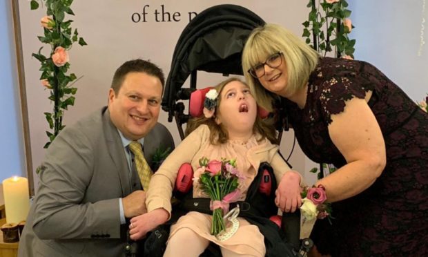 Keith, Ava and Fiona Young at Rachel House