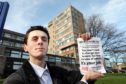 Dundee Student Renters Union is launching a campaign to end charges for tenancy references Picture shows; The union's Jake Mace