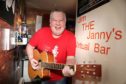 Evening telegraph/ Courier news CR0027116   G Jennings pics ,  its one year on since" Jim the Janny"  ( jimmy Young) started up his virtual bar in Menzieshill, and he talked to DCT media about the year he has had, tuesday 16th march