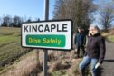 Kincaple residents Carol Pickthall and Allan Burns are just toe who are opposed to the development.