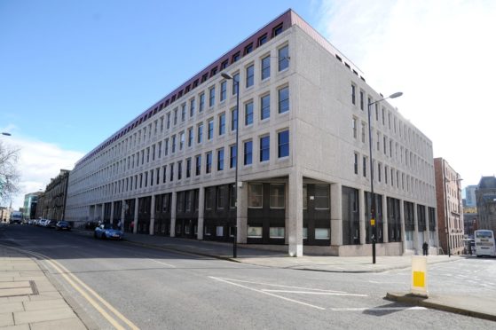 The BT offices in Dundee.