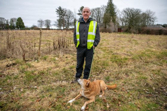 Bill Green, from Strathmore Homes, at the site