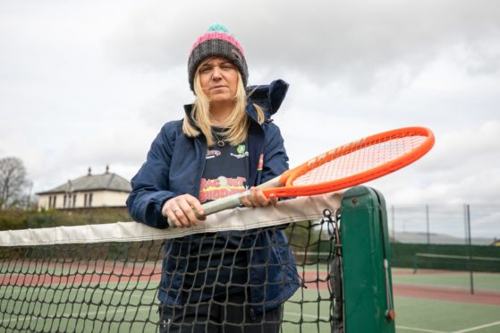 Tennis coach Hayley Donnelly.