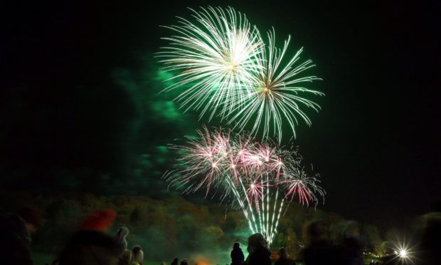 Fireworks in Lochee Park in November last year. There are now stricter laws in place about the sale of fireworks - and when they can be let off.