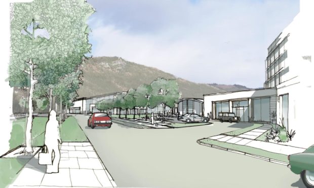 Drawings of proposed development at West Kinfauns