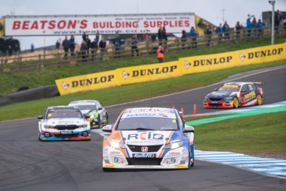 British Touring Cars at the Knockhill circuit, Fife.