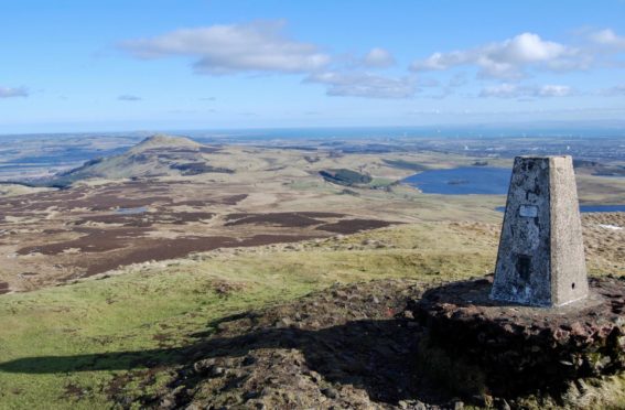 Looking across to East Lomond.