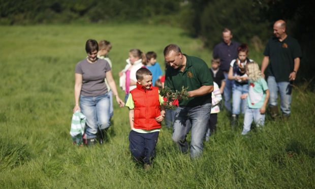 LEARNING: Walks and talks are an opportunity to educate the public about farming.