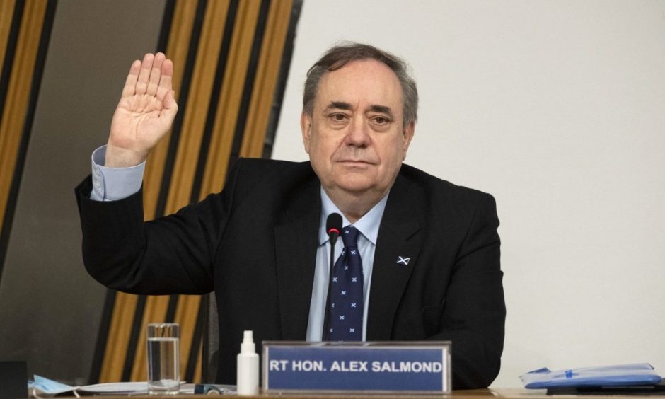 Former first minister Alex Salmond.