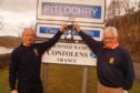 Pitlochry Rotary Club President Neil Panton and Community Convenor Dougal Spaven
