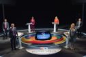 Scottish political party leaders in BBC debate, 30th March 2021 / Credit: PA