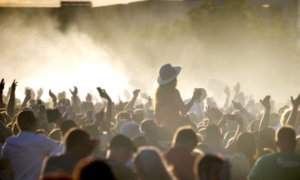 TRNSMT Festival on Glasgow Green in 2018.