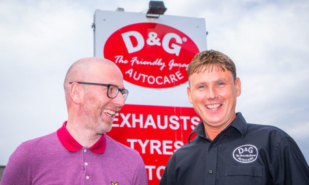 D&G Autocare owners David Hunter and George Simpson.