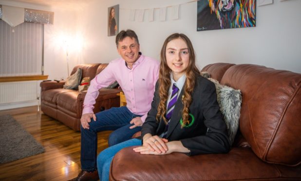 Levenmouth Academy parent council leader Phil Grant is delighted daughter Rhiannon, 14, and her peers can return to school from March 15.
