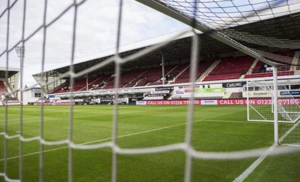 Dunfermline's home ground - East End Park.