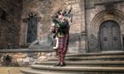 Competition judge and Senior Pipe Major for the British Army, WO1 Peter Macgregor.