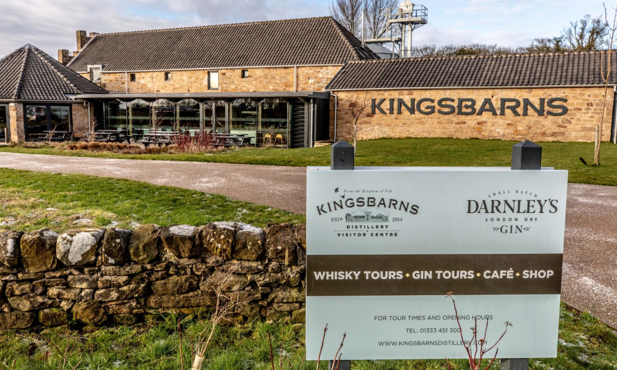 Kingsbarns Distillery owner reports slump in sales