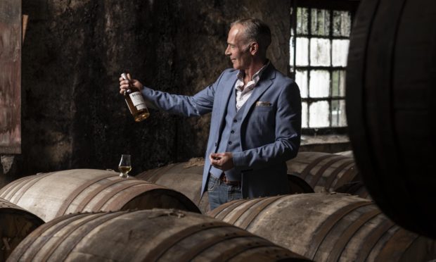 BenRiach’s global brand ambassador, Stewart Buchanan.