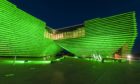 The V&A goes green for St Patrick's Day.